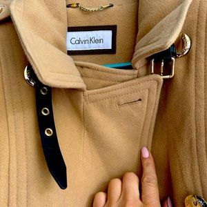 Calvin Klein camel coat